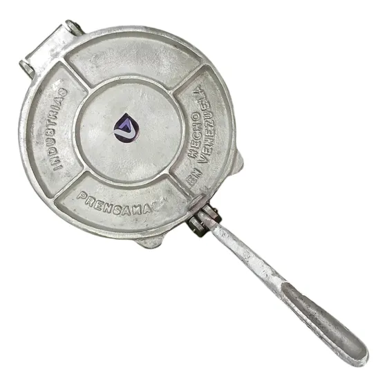 Aplana Masa Prensa Patacones Empanadas, Aluminio 22ctm