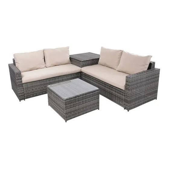 Juego Living Jardin Sofa Sillones Rattan Importado Premium 