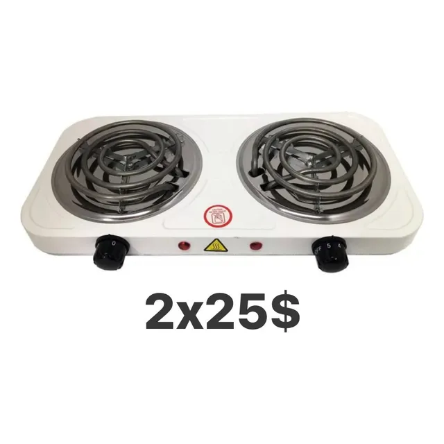 Cocina Electrica Vulcan 2 Hornillas 2000 Watts