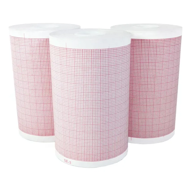 Papel Térmico Para Electrocardiógrafo 80mm X 20m 10 Pzas