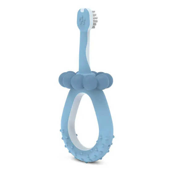 Cepillo De Dientes Suavinex Bebé 0-2 Años Color Azul Acero