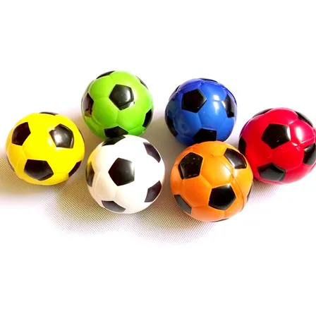 2 X Pelota Futbol Anti Estrés Terapia Espuma 7cms Cumpleaños