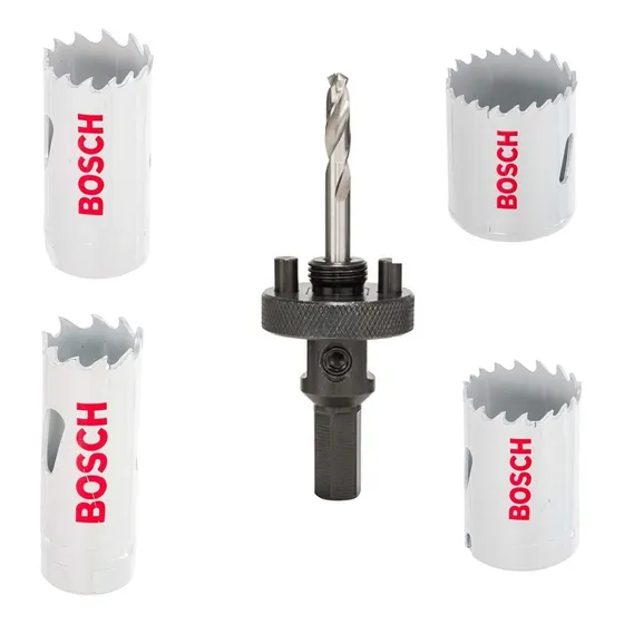 Pack Mandril 32-210mm + Sierra Copa Bosch 32, 33, 35 Y 38mm 