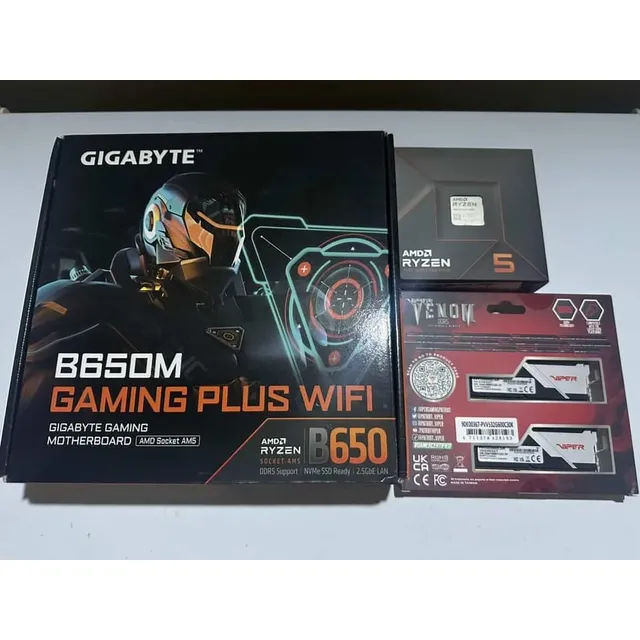Combo Pc Tarjeta Madre Amd Ryzen 5 7600x 32gb Ddr5 Gaming