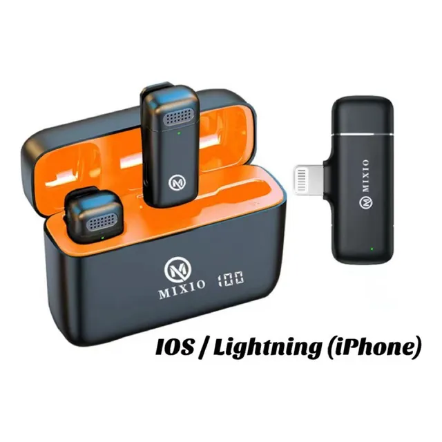 Micrófonos Inalámbrico Solapa Mixio-w12 Tablet Celular X2