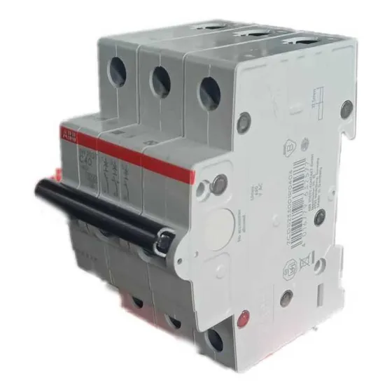 Interruptor Magnetico Abb Riel Din 3 Polos, 40 A Poliequipos