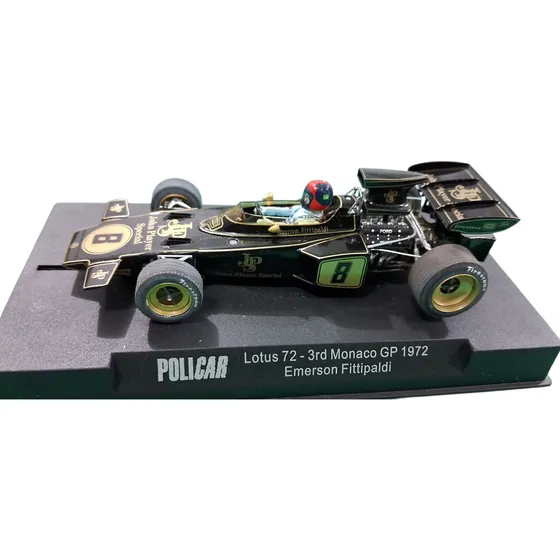 Lotus 72 Emerson Fittipaldi Da Policar Scalextric Autorama Preto