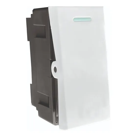 Modulo Apl-001 Apagador 1 Interruptor Y 4 Vias Para Placa Color Plateado Corriente Nominal 15 A Voltaje Nominal 260v