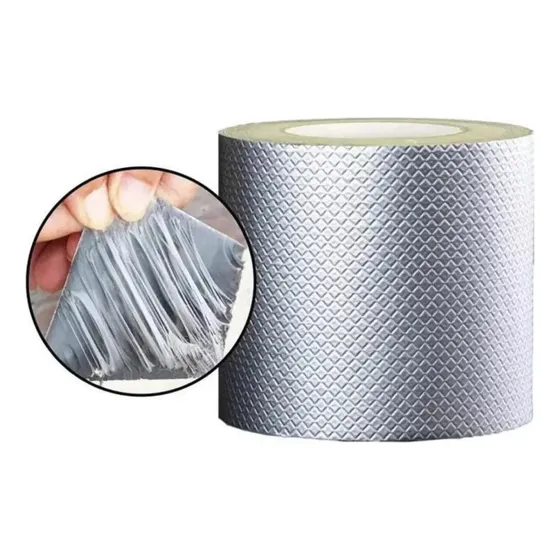 Cinta Sellador Butilo Techo Gotera Impermeable 75mm X 5m Esp