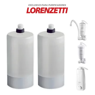 Kit 2 Refil Hidrofiltros Modelo Hf-01 Branco Kit 2 Refil Hidrofiltros Modelo Hf-01 Branco