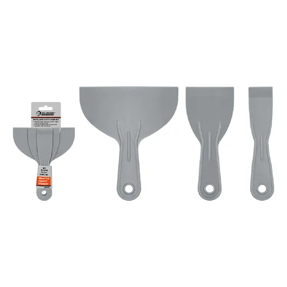 Set De Espátulas Plasticas  X3 Unidades Rollingdog