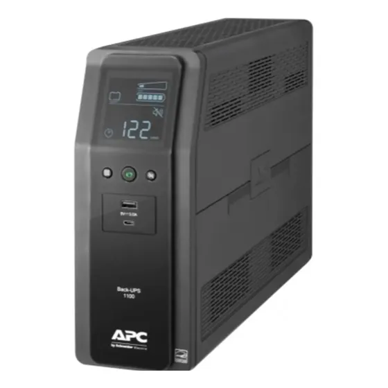 Ups Apc 1500va 10 Tomas Rj45 Gigabit Pantalla Led Bx1500m