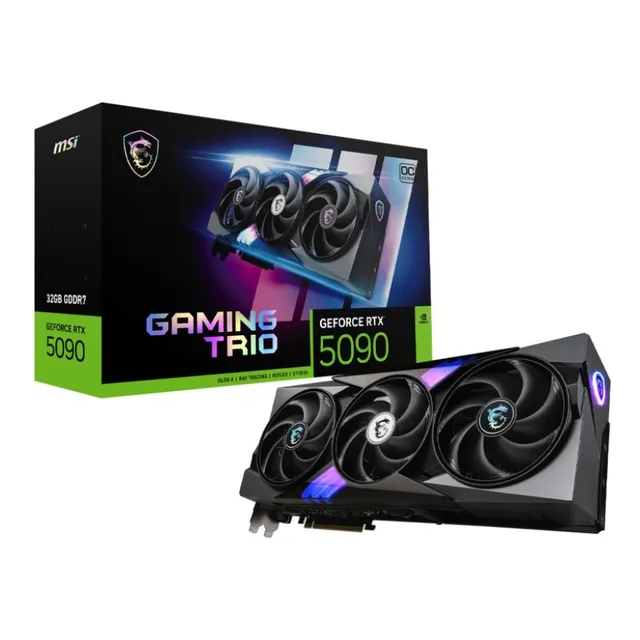 Msi Nvidia Rtx 5090 32gb Gddr7 Gaming Trio Oc
