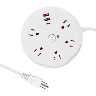 Multicontactos Extension 2m 5 Entrada, 2 Usb 1 Tipo C Multicontactos Extension 2m 5 Entrada, 2 Usb 1 Tipo C