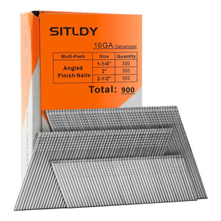 Sitldy Clavos Con Acabado En Ángulo De Calibre 16, 20 Grados Sitldy Clavos Con Acabado En Ángulo De Calibre 16, 20 Grados