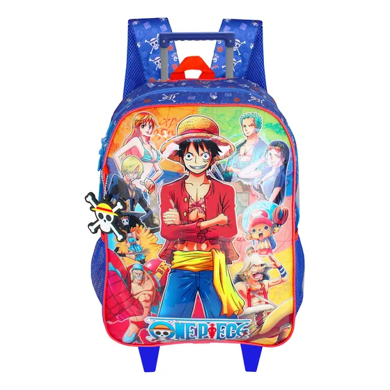 Mochila De Rodas Luffy One Piece Piratas Do Chapéu De Palha
