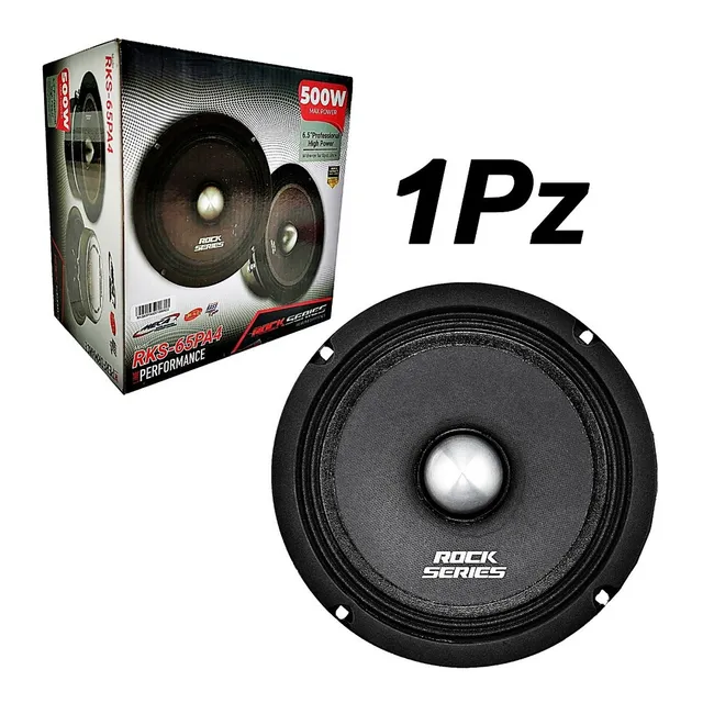 Medio Rango Open Show Rock Series Rks-65pa4 500 W 6.5 Color Negro