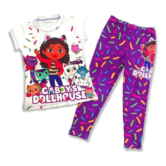 Conjunto De Franela Y Leggins De Gabby's Dollhouse