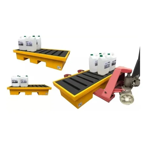 Batea Antiderrame 8 Bidones 10lt Pallets Normalizado Rejilla