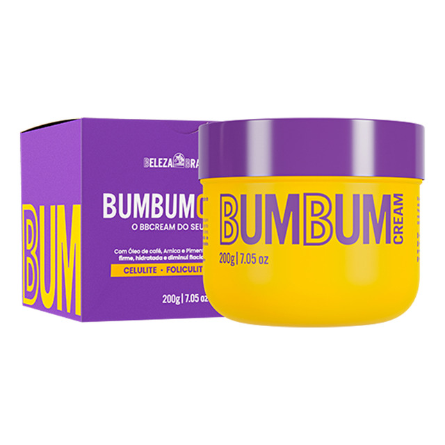Bumbum Cream 200ml Beleza Brasileira Hidratante Corporal Bumbum Cream 200ml Beleza Brasileira Hidratante Corporal