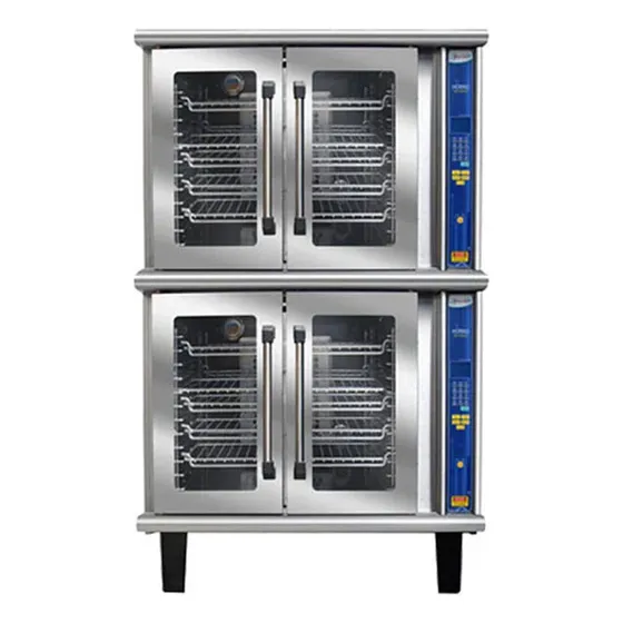 Horno Conveccion Doble Inoxidable San-son Hcu Duplex Gris