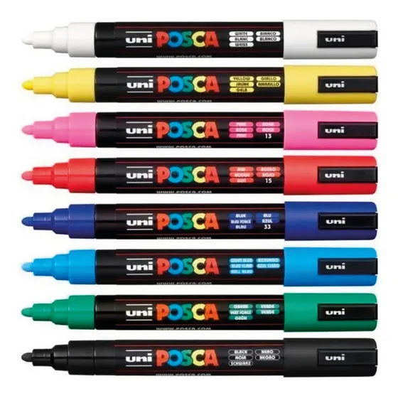Marcador Acrílico Posca 5m Pack X 10 Colores
