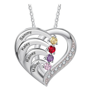 Regalo Para El Día De La Madre Con Collar Hueco En Forma De Regalo Para El Día De La Madre Con Collar Hueco En Forma De