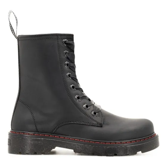 Botas Offlander Negro Con Listón Piel Genuina + Envío Gratis