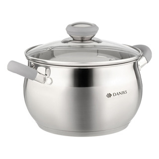 Olla Moderna De Acero Inoxidable, 3 Cuartos, 2.9 L Daniks Olla Moderna De Acero Inoxidable, 3 Cuartos, 2.9 L Daniks