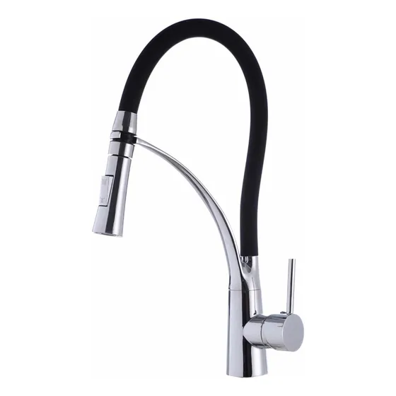 Llave Para Lavaplatos Extensible Monomando Acero Inoxidable