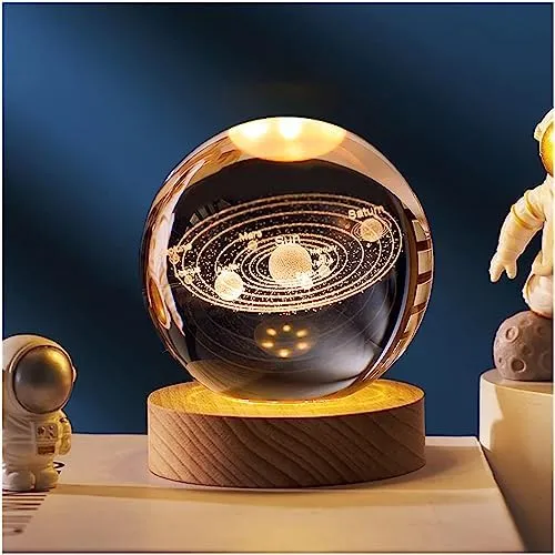 Lampara Esfera De Cristal