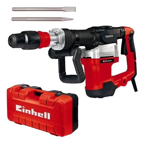 Martillo Demoledor Industrial Einhell Te-dh 32 Joule Maletin + Punta Color Rojo