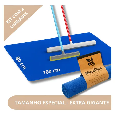 Kit 2 Pano Microfibra Tamanho Exclusivo Extra Gigante 80x100