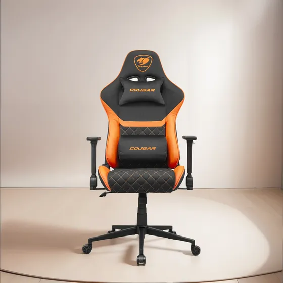 Silla Gamer Cougar Armor One V2 F Orange Reclinable