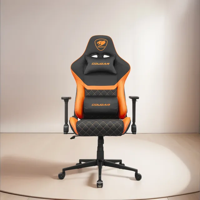Silla Gamer Cougar Armor One V2 F Orange Reclinable