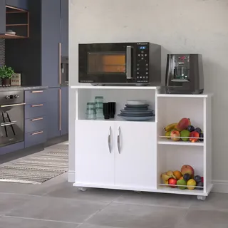 Fruteira BalcĂŁo 2 Portas ChĂŁo Cozinha Tampo Preto 4 Rodas Cor Branco Fruteira BalcĂŁo 2 Portas ChĂŁo Cozinha Tampo Preto 4 Rodas Cor Branco
