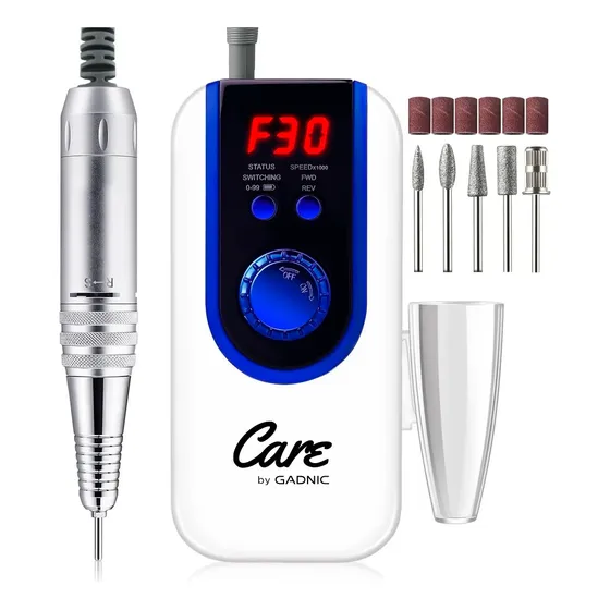 Torno Manicura Gadnic T103 Inalámbrico 30,000 Rpm Recargable