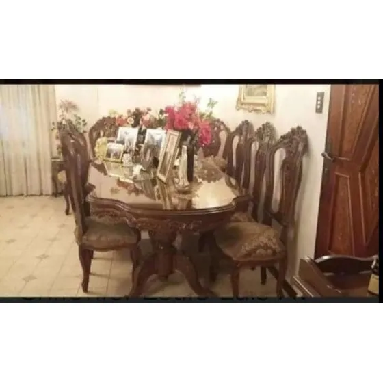 Juego Comedor De 8 Puestos Estilo Luis Xv