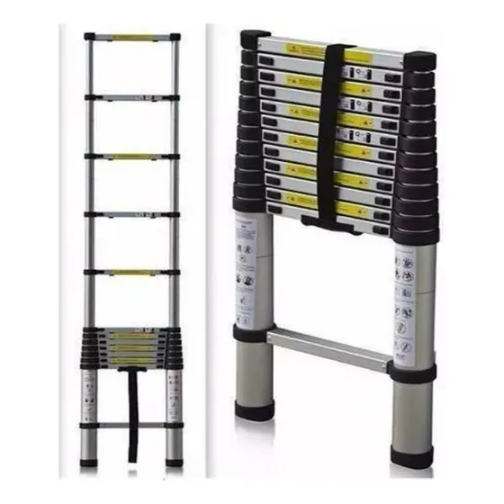 Escalera Aluminio Telescópica Multiuso 3,2 Mts.