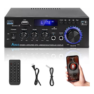 Amplificador De Audio Bluetooth Estereo Para Casa/auto Portá Amplificador De Audio Bluetooth Estereo Para Casa/auto Portá