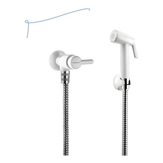 Ducha Higiênica Flex Branco/cromado 1187 F31 Lorenzetti To