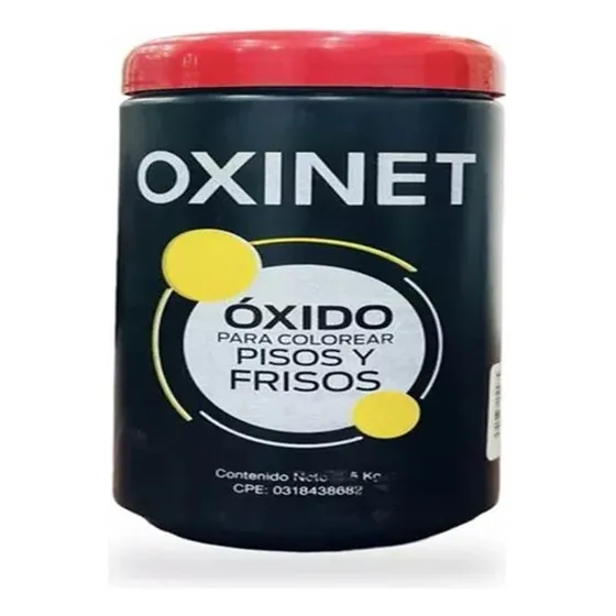 Oxido Para Pisos Color Rojo Oxinet Presentación 1,5 Kgrs