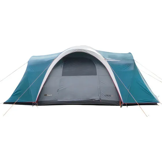 Carpa tipo iglú Laredo Gt con techo para 8/9 personas, gris y azul