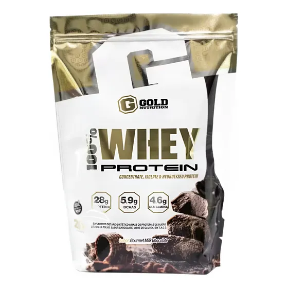 100% Whey Protein Gold Nutrition 2lb. 28g De Proteína S/tacc