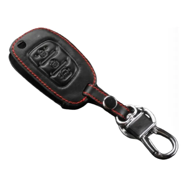 Funda Protector De Cuero Carcasa Llave Flip Hyundai