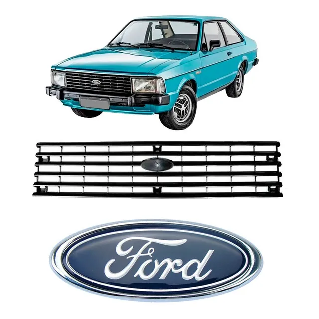 Grade Corcel Belina 2 78 79 80 81 82 83 84 Preta + Emblema