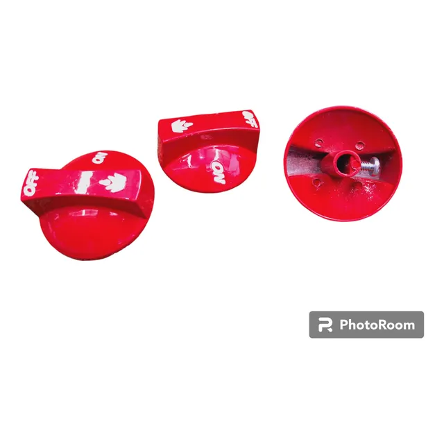 Perilla De Aluminio Universal P/cocinas Industriales Rojas