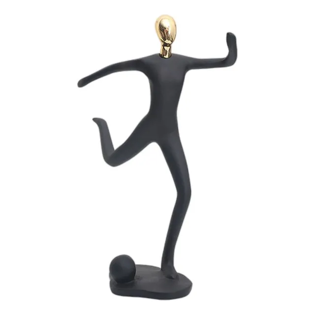 Figura Deportiva Abstracta Escultura Creativa Estante De