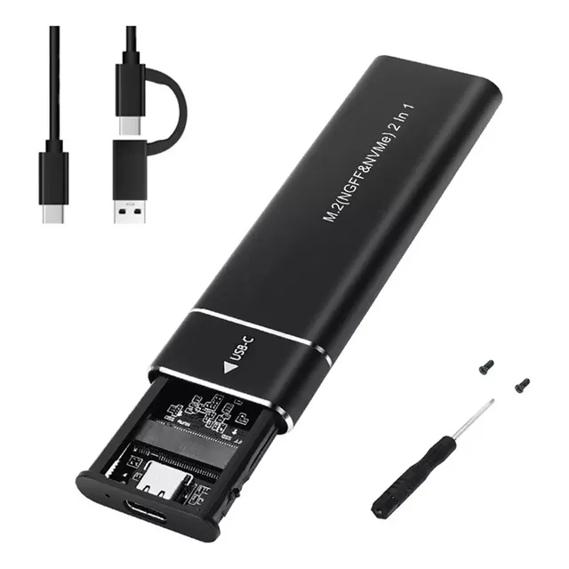 Case Gabinete Disco Duro Ssd M.2 Nvme Ngffssd Tipo C Usb 3.2