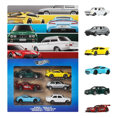 Hot Wheels クラシックミニカー 6台セット Hot Wheels 1:64 Zamac Gift Box (6-car Set) | MercadoLivre